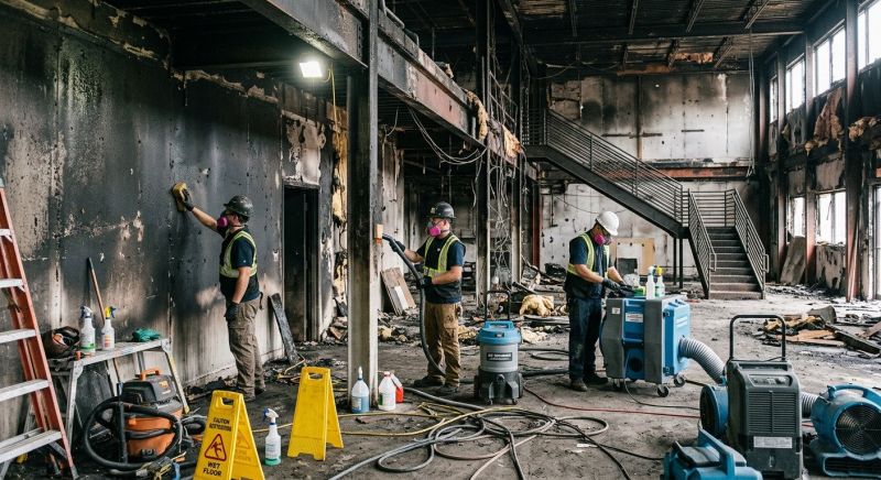 Commercial Fire Damage Repair in Fort Mill, SC