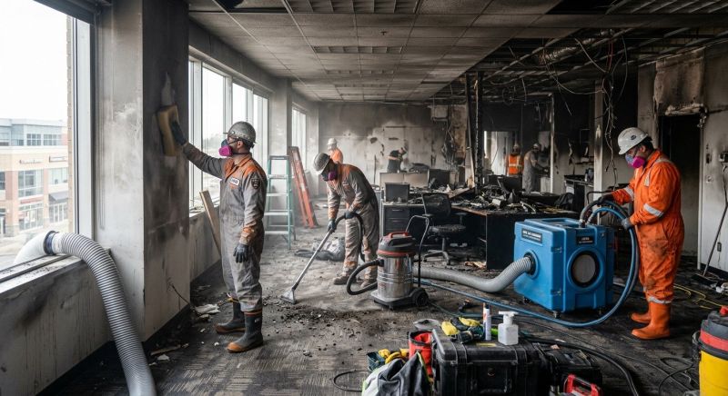 Commercial Fire Mitigation in Fort Mill, SC