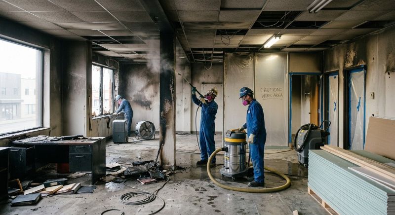 Commercial Fire Restoration in Sonoma County, CA