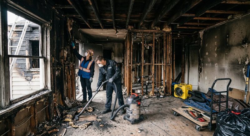Fire Damage Cleanup in Chandler, AZ
