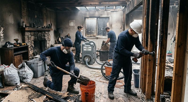 Residential Fire Restoration in Sonoma County, CA