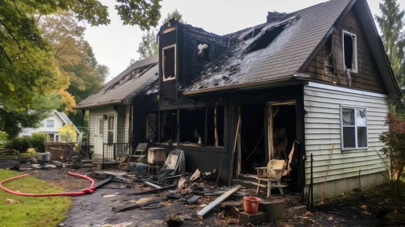 Residential Fire Restoration in Marin County, CA