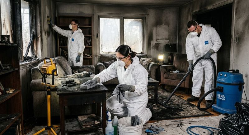 Soot Damage Cleanup in Marin County, CA